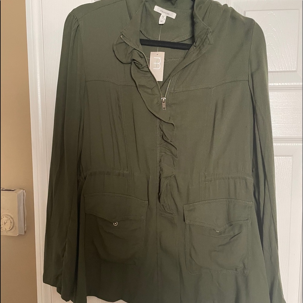 Maurices ruffled jacket